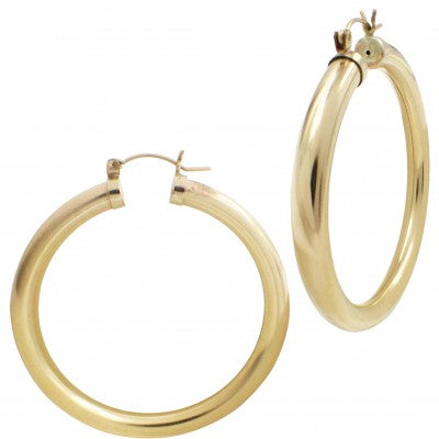 SIENNA 50 MM GOLD THICK HOOPS