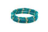 Turquoise bracelet set of 3 