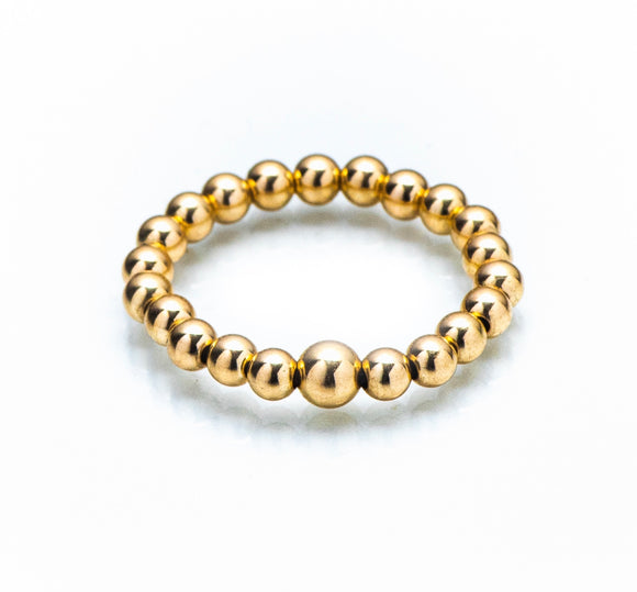 MIAMI 3MM YELLOW GOLD RING