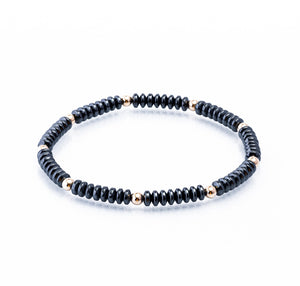 MANOLO DARK GRAY HEMATITE BRACELET