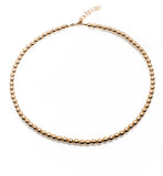 MADISON 6 MM YELLOW GOLD CHOKER